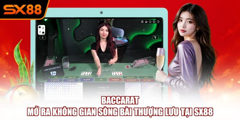 Baccarat – Mở Ra Không Gian Sòng Bài Thượng Lưu Tại SX88