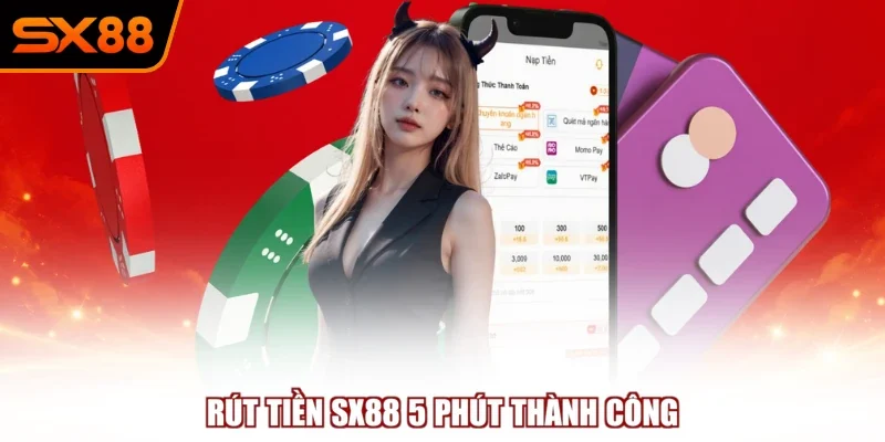rut tien sx88 5 phut thanh cong Rút tiền SX88 5 phút thành công